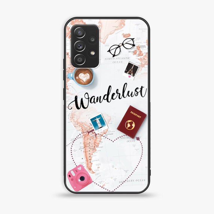 Galaxy A52s 5G - World Journey - Premium Printed Glass soft Bumper Shock Proof Case