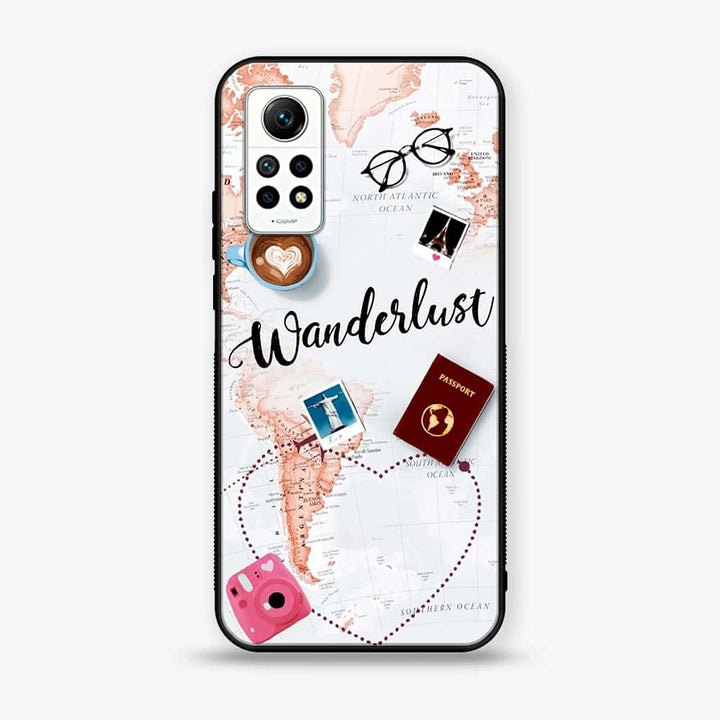Xiaomi Redmi Note 12 Pro 4G - World Journey - Premium Printed Glass soft Bumper Shock Proof Case