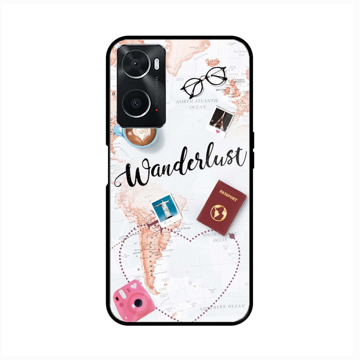 Oppo A36 - World Journey - Premium Printed Glass soft Bumper Shock Proof Case
