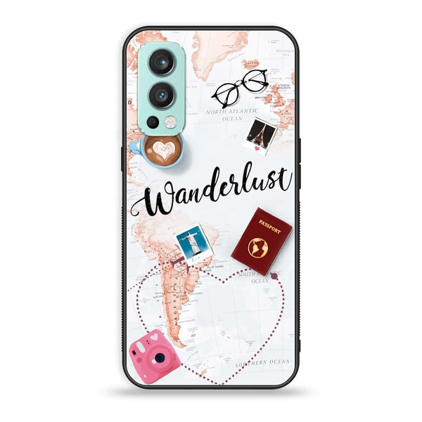 OnePlus Nord 2 5G - World Journey - Premium Printed Glass soft Bumper Shock Proof Case