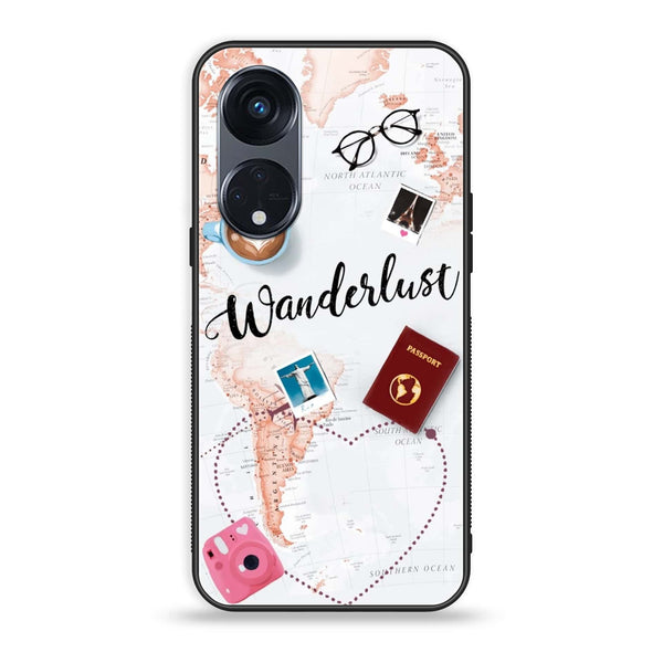 OPPO Reno 8T 5G - World Journey - Premium Printed Glass soft Bumper Shock Proof Case