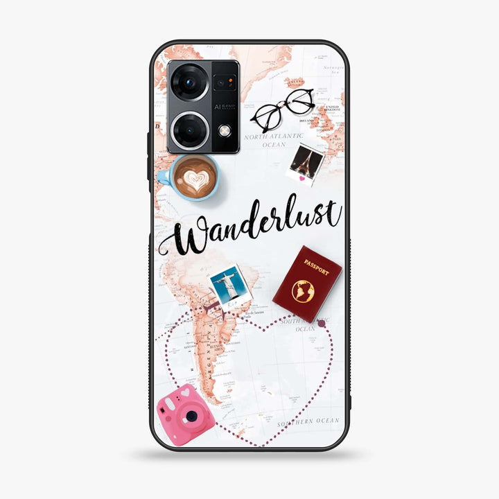 Oppo Reno 7 - World Journey - Premium Printed Glass soft Bumper Shock Proof Case
