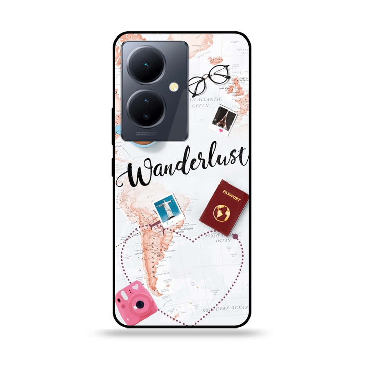 Vivo Y78 Plus 5G - World Journey - Premium Printed Glass soft Bumper Shock Proof Case