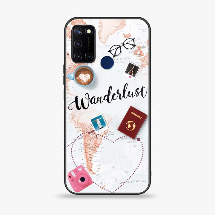 Realme C17 - World Journey - Premium Printed Glass soft Bumper Shock Proof Case
