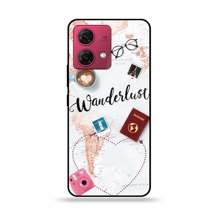 Motorola Moto G84 - World Journey - Premium Printed Glass soft Bumper Shock Proof Case CS-16961