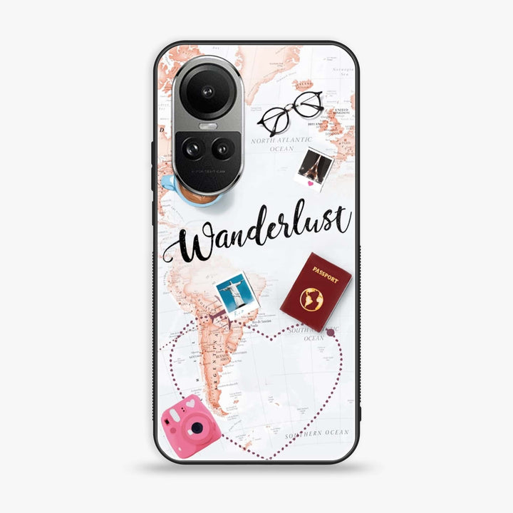 OPPO Reno 10 - World Journey - Premium Printed Glass soft Bumper Shock Proof Case