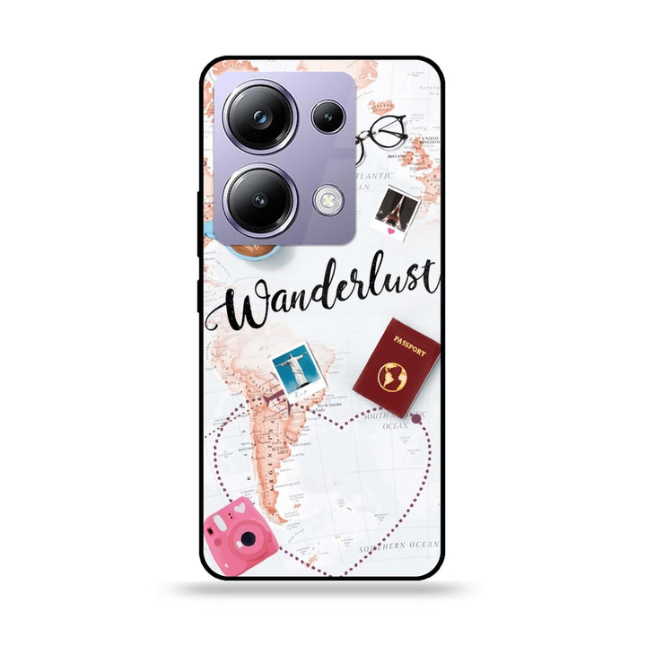 POCO M6 Pro - World Journey - Premium Printed Glass soft Bumper Shock Proof Case