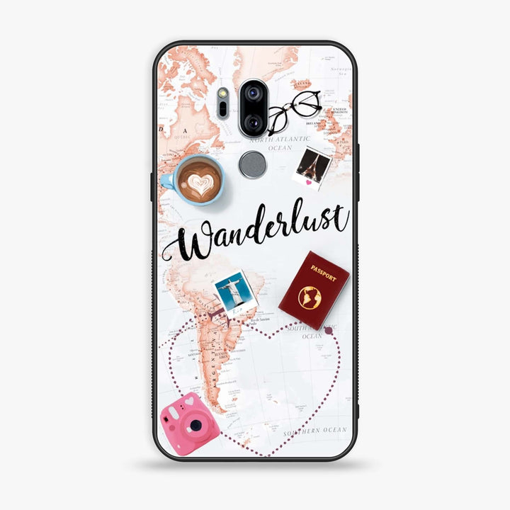 LG G7 ThinQ - World Journey - Premium Printed Glass soft Bumper Shock Proof Case