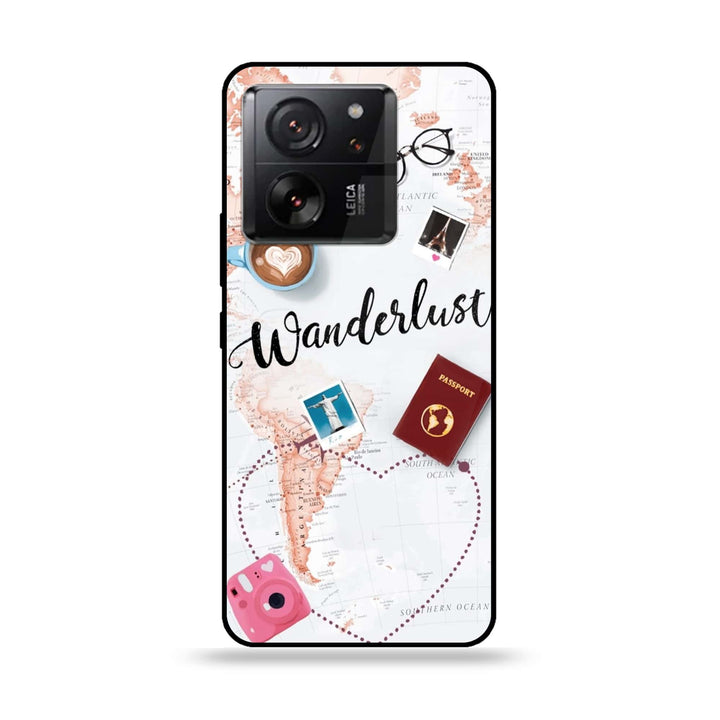 Xiaomi 13T - World Journey - Premium Printed Glass soft Bumper Shock Proof Case