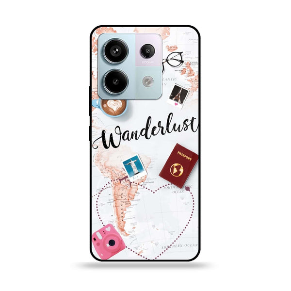 Redmi Note 13 - World Journey - Premium Metal Printed soft Bumper shock Proof Case