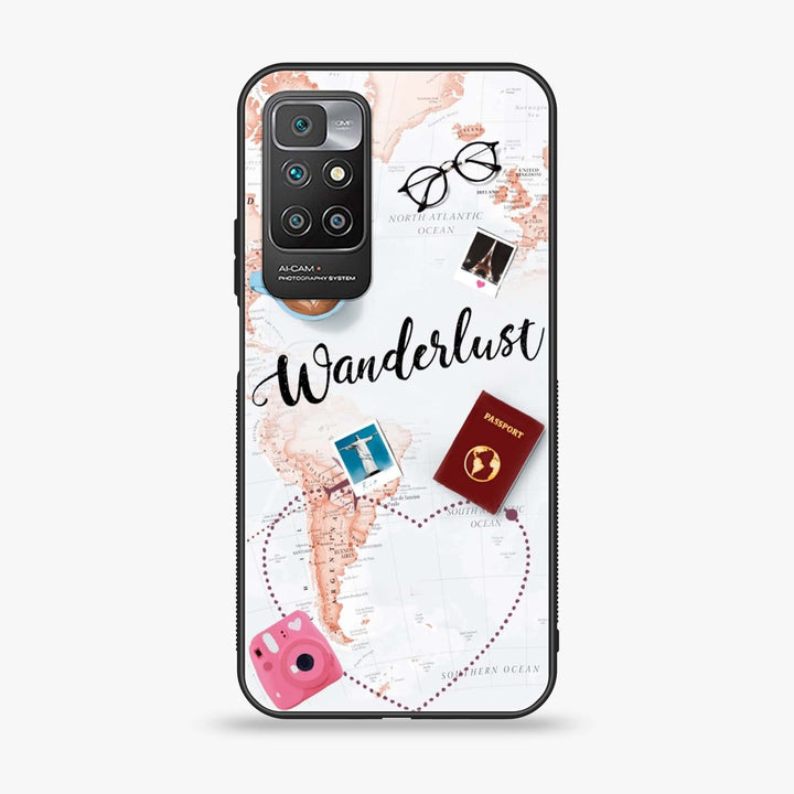 Xiaomi Redmi 10 - World Journey - Premium Printed Glass soft Bumper Shock Proof Case