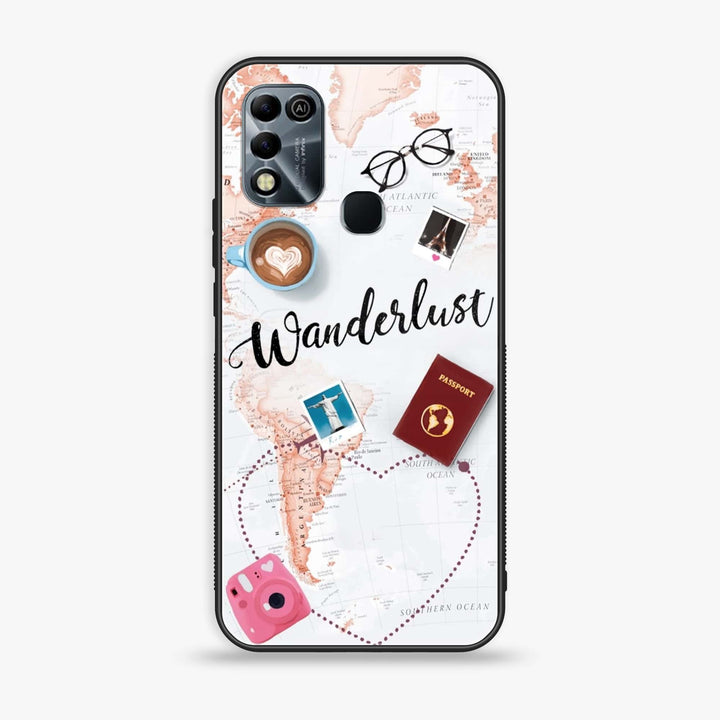 Infinix Hot 11 Play - World Journey - Premium Metal Printed soft Bumper shock Proof Case