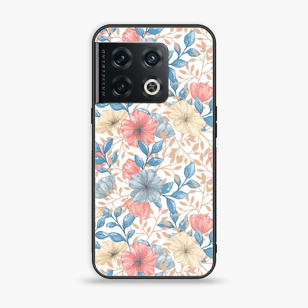 OnePlus 10 Pro - Seamless Flower - Premium Printed Glass soft Bumper Shock Proof Case