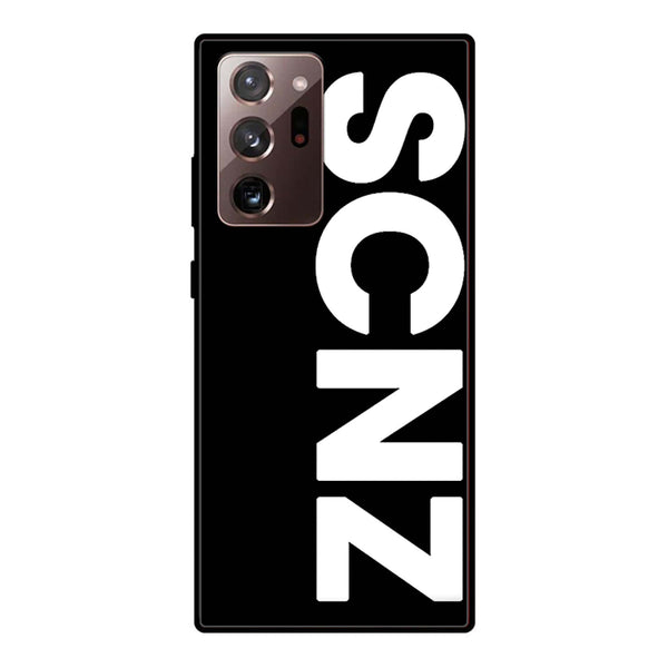 Samsung Galaxy Note 20 Ultra - SCNZ - Premium Printed Glass soft Bumper Shock Proof Case CS-41705