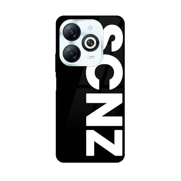 Tecno Spark Go 2024 - SCNZ - Premium Printed Glass soft Bumper Shock Proof Case