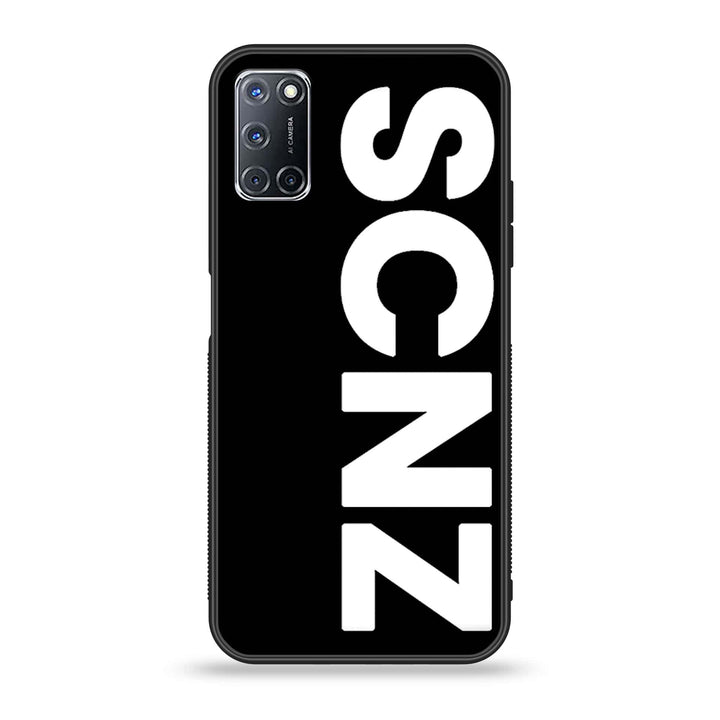 Oppo A52 - SCNZ - Premium Printed Glass soft Bumper Shock Proof Case