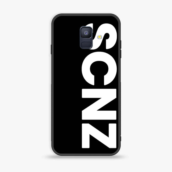 Samsung Galaxy A6 (2018) - SCNZ - Premium Printed Glass soft Bumper Shock Proof Case