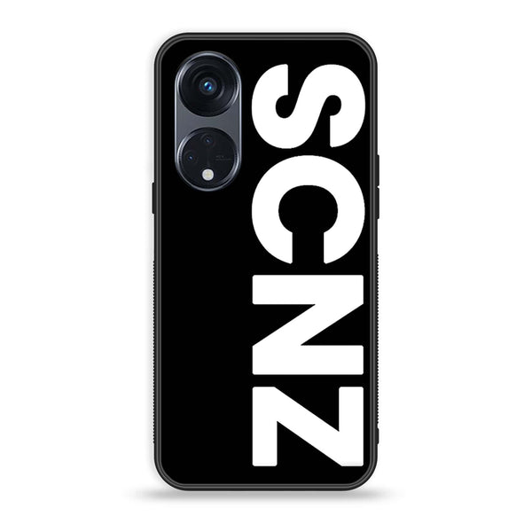 OPPO Reno 8T 5G - SCNZ - Premium Printed Glass soft Bumper Shock Proof Case