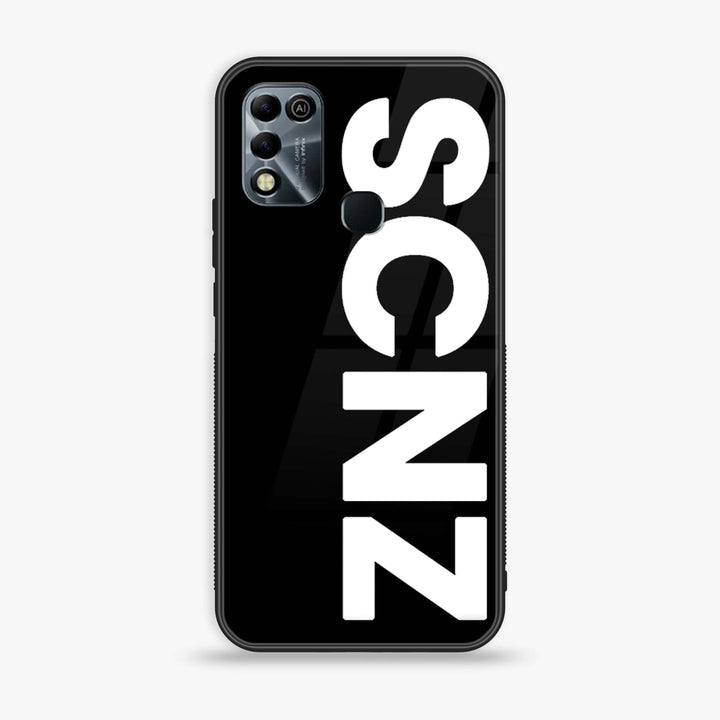 Infinix Hot 11 Play  / Hot 10 Play - SCNZ - Premium Metal Printed soft Bumper Shock Proof Case CS-8753