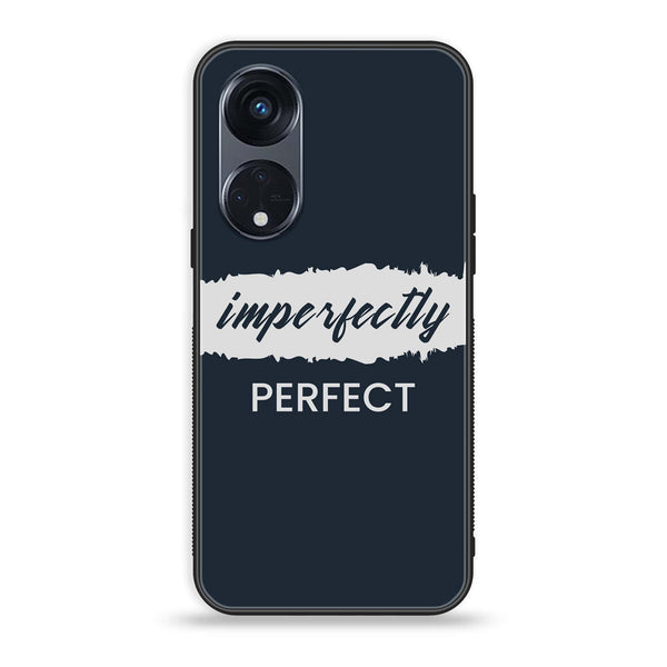OPPO Reno 8T 5G - Imperfectly - Premium Printed Glass soft Bumper Shock Proof Case