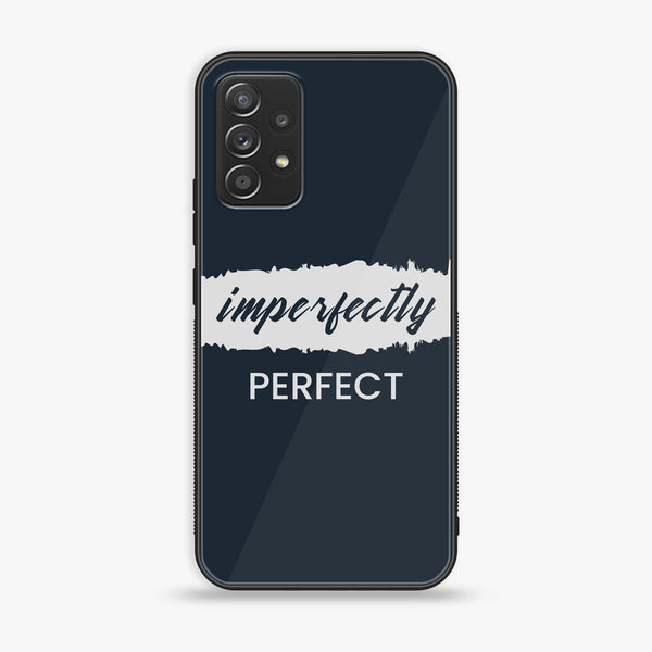 Samsung Galaxy A52s 5G - Imperfectly - Premium Printed Glass soft Bumper Shock Proof Case