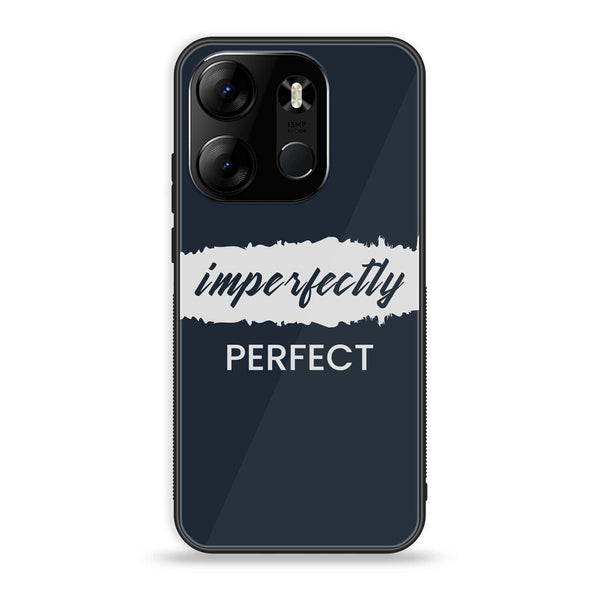 Tecno Spark Go 2023 - Imperfectly - Premium Printed Glass soft Bumper Shock Proof Case