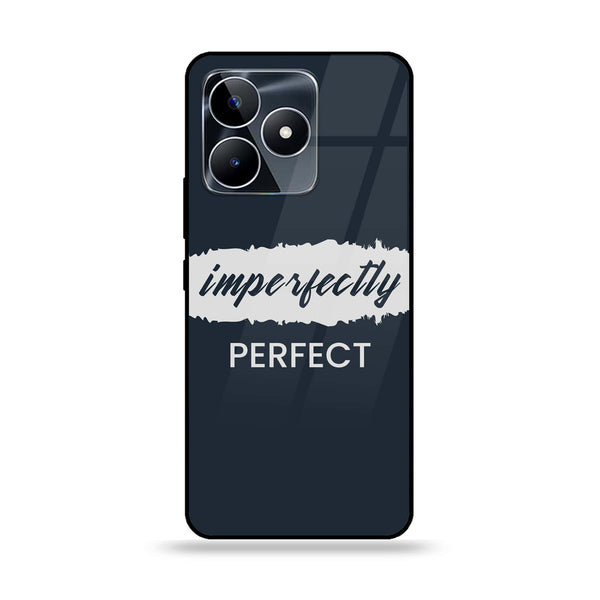 Realme C51 - Imperfectly - Premium Printed Glass soft Bumper Shock Proof Case