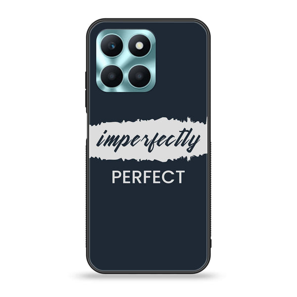 Honor X6a - Imperfectly - Premium Printed Glass soft Bumper Shock Proof Case CS-24511