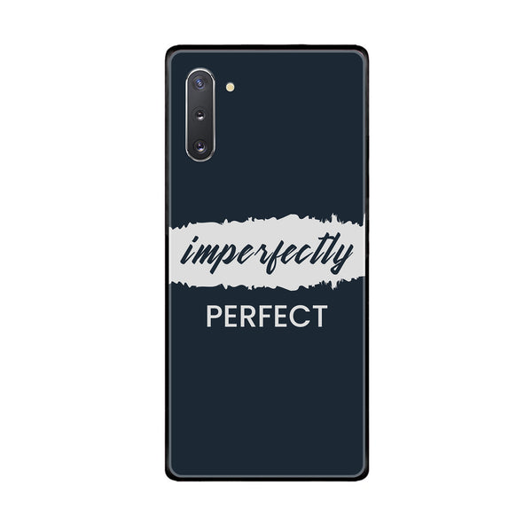 Samsung Galaxy Note 10 5G - Imperfectly - Premium Printed Glass soft Bumper Shock Proof Case