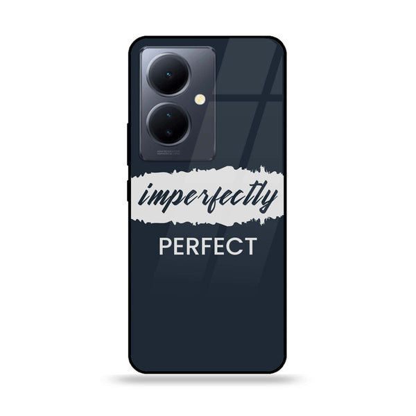 Vivo V29 Lite - Imperfectly - Premium Printed Glass soft Bumper Shock Proof Case CS-35709