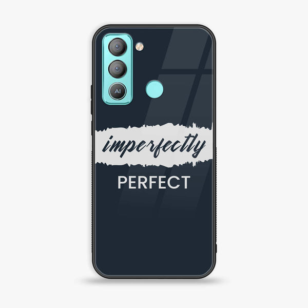 Tecno POP 5 LTE - Imperfectly - Premium Printed Glass soft Bumper Shock Proof Case CS-13529