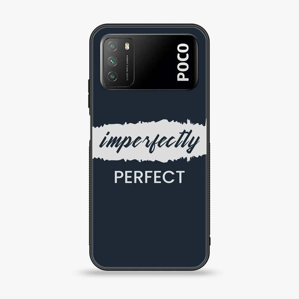 Xiaomi Poco M3 - Imperfectly - Premium Printed Glass soft Bumper Shock Proof Case