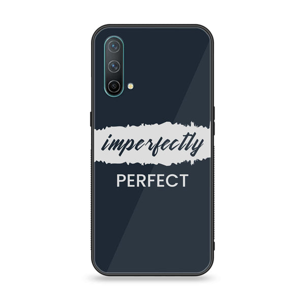OnePlus Nord CE 5G - Imperfectly - Premium Printed Glass soft Bumper Shock Proof Case