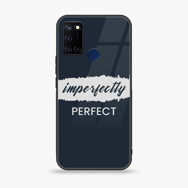 Realme 7i - Imperfectly - Premium Printed Glass soft Bumper Shock Proof Case