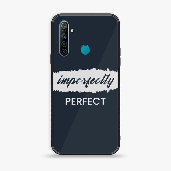 Realme 5s - Imperfectly - Premium Printed Glass soft Bumper Shock Proof Case
