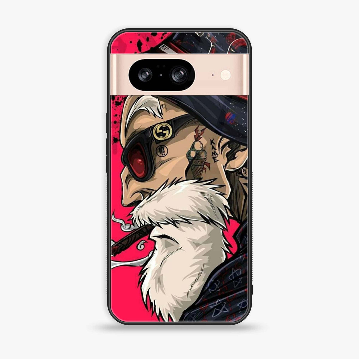Google Pixel 8 - Master Roshi - Premium Printed Glass soft Bumper Shoc ...