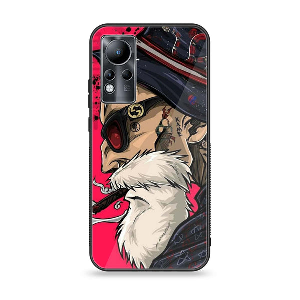 Infinix Note 11/ Note 12 G88   - Master Roshi - Premium Printed Glass soft Bumper shock Proof Case CS-21297