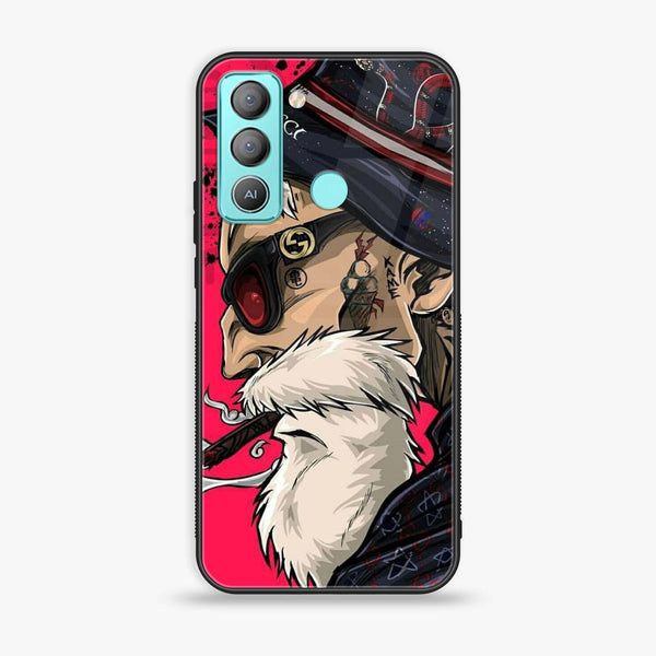 Tecno POP 5 LTE - Master Roshi - Premium Printed Glass soft Bumper Shock Proof Case  CS-24719 CS-25202