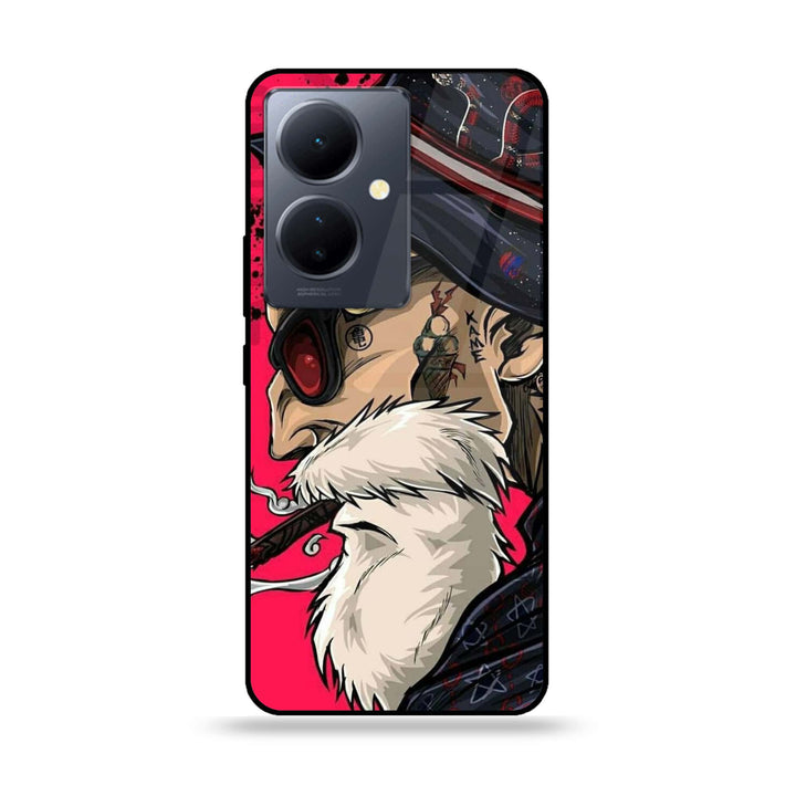 Vivo Y78 Plus 5G - Master Roshi - Premium Printed Glass soft Bumper Shock Proof Case