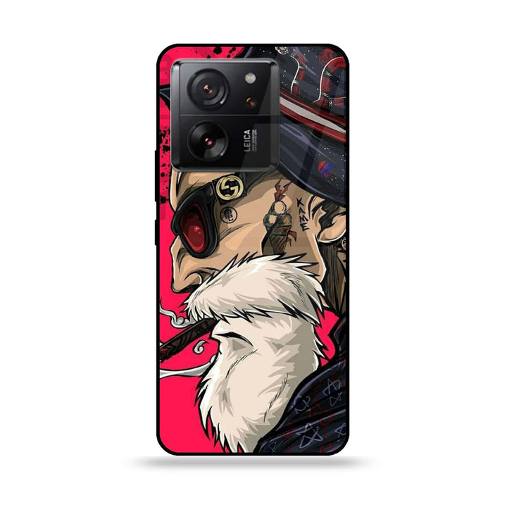 Xiaomi 13T Pro - Master Roshi - Premium Printed Glass soft Bumper Shock Proof Case