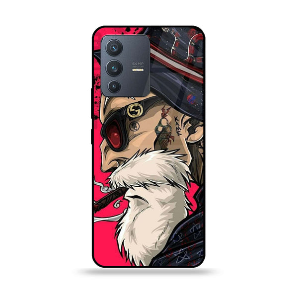Vivo V23 5G / Vivo S12 - Master Roshi - Premium Printed Glass soft Bumper Shock Proof Case CS-13763 CS-27555 CS-31474