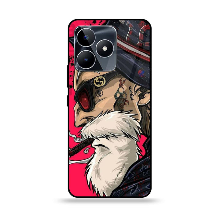 Realme C53 - Master Roshi - Premium Printed Glass soft Bumper Shock Proof Case