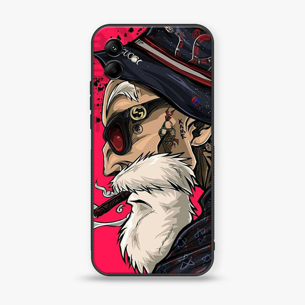 Samsung Galaxy A04 - Master Roshi - Premium Printed Glass soft Bumper Shock Proof Case CS-7228 CS-25438