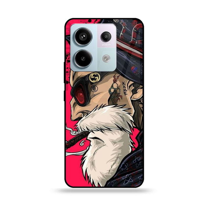 Redmi Note 13 - Master Roshi - Premium Metal Printed soft Bumper shock Proof Case