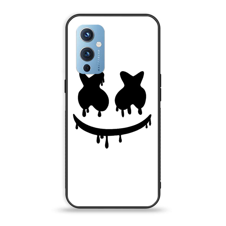 OnePlus 9 - Marshmello Face - Premium Metal Printed soft Bumper Shock Proof Case