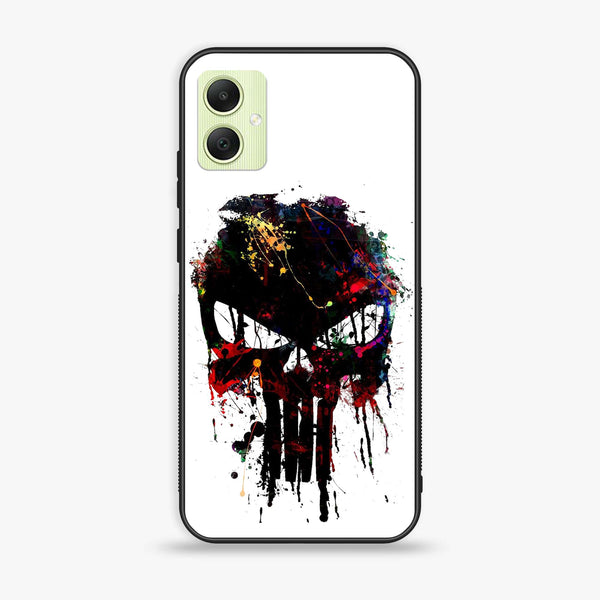Samsung Galaxy A05 - Punisher Skull Design - Premium Metal Printed soft Bumper shock Proof Case  CS-24129