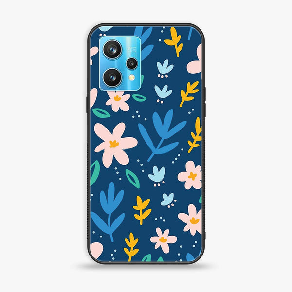 OnePlus Nord CE 2 Lite - Colorful Flowers - Premium Printed Glass soft Bumper Shock Proof Case