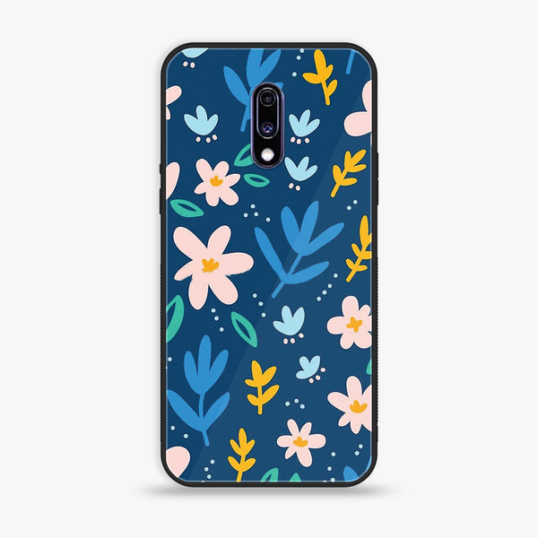 OnePlus 7 - Colorful Flowers - Premium Printed Glass soft Bumper Shock Proof Case
