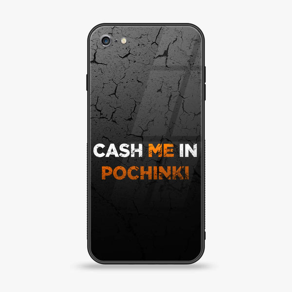 iPhone 6 - Cash Me - Premium Printed Glass soft Bumper shock Proof Case