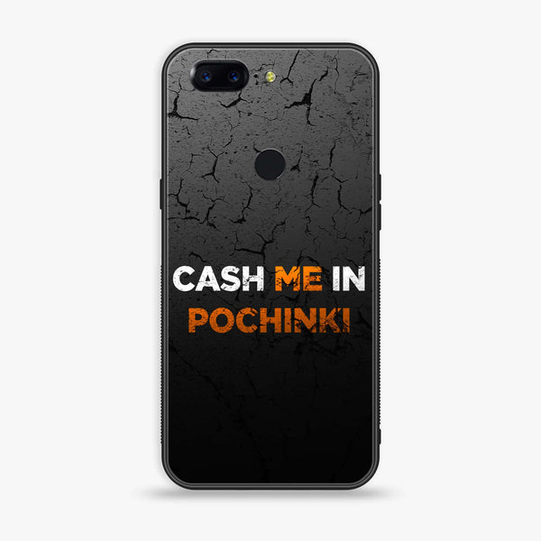 OnePlus 5T - Cash Me - Premium Printed Glass soft Bumper Shock Proof Case